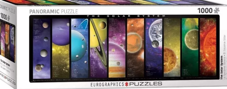 Eurographics Space* - The Solar System - 1000 Piece Panoramic Jigsaw Puzzle