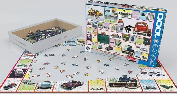 Eurographics Trains & Transport* - The Vw Beetle - 1000 Piece Jigsaw Puzzle