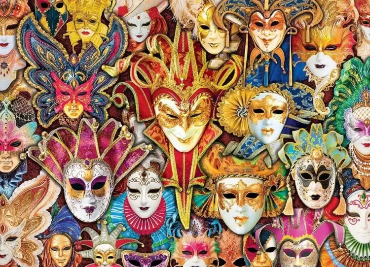 Eurographics Challenging* - Venetian Mask - 1000 Piece Jigsaw Puzzle