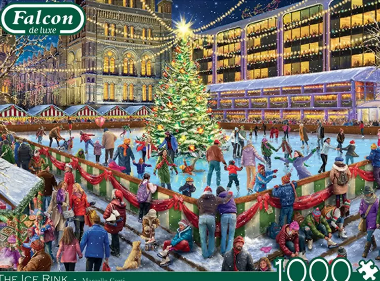 Jumbo Pastimes*Falcon De Luxe - Ice Rink - 1000 Piece Jigsaw Puzzle