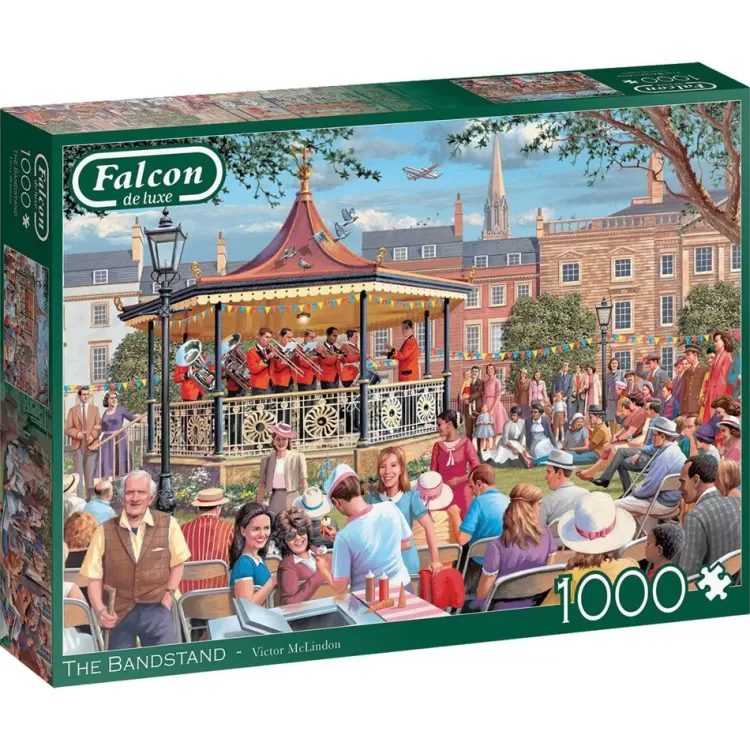 Jumbo Pastimes*Falcon De Luxe - The Bandstand - 1000 Piece Jigsaw Puzzle