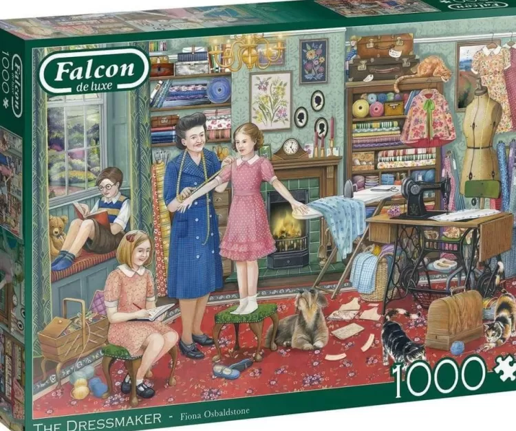 Jumbo Pastimes*Falcon De Luxe - The Dressmaker - 1000 Piece Jigsaw Puzzle