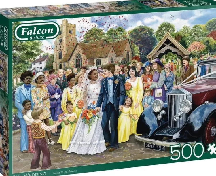 Jumbo Nostalgia*Falcon De Luxe - The Wedding - 500 Piece Jigsaw Puzzle