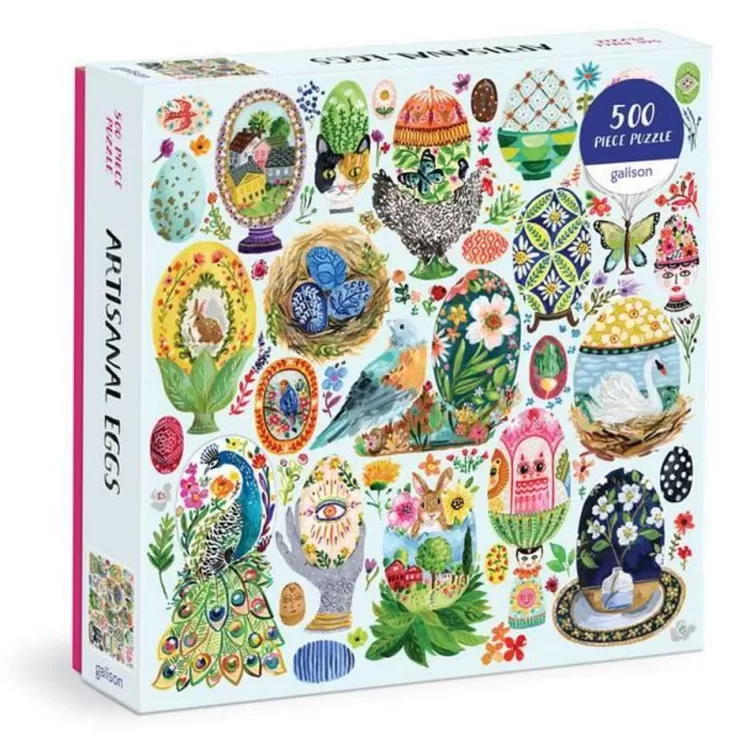 Galison Food & Drink* - Artisanal Eggs - 500 Piece Puzzle