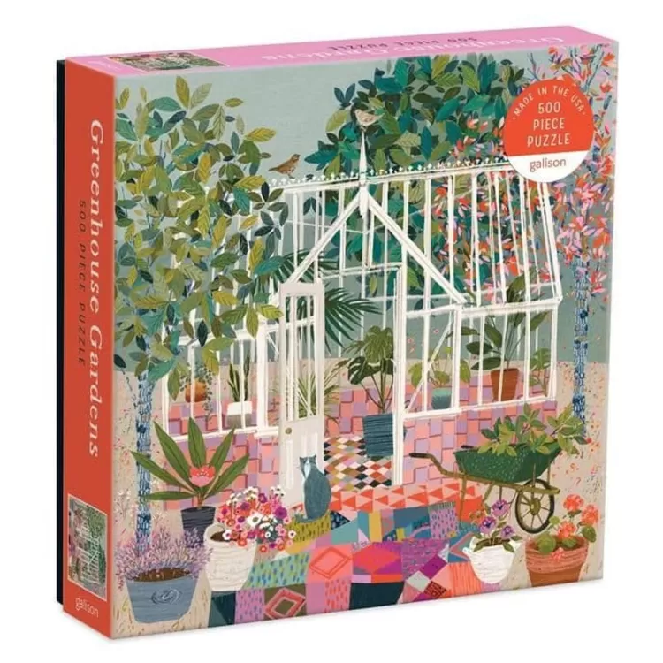 Galison Flowers & Gardens* - Greenhouse Gardens - 500 Piece Jigsaw Puzzle