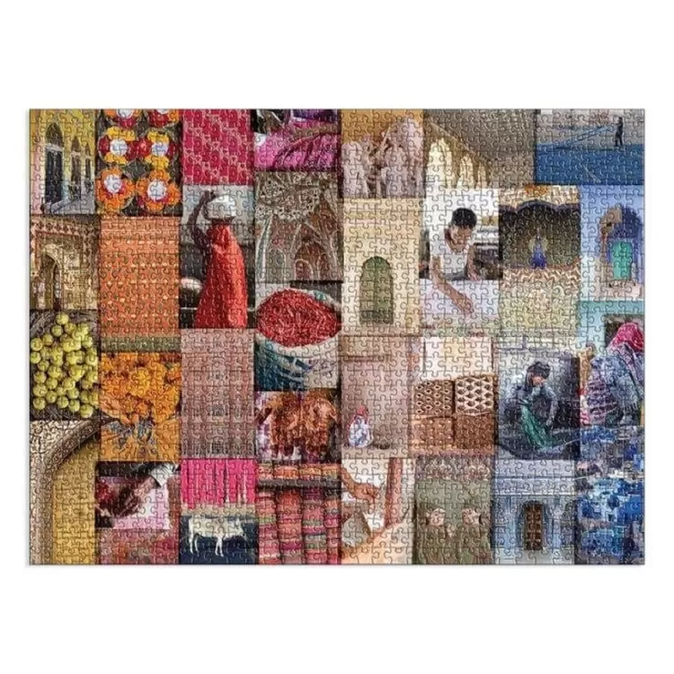 Galison Challenging* - Patterns Of India - 1000 Piece Jigsaw Puzzle