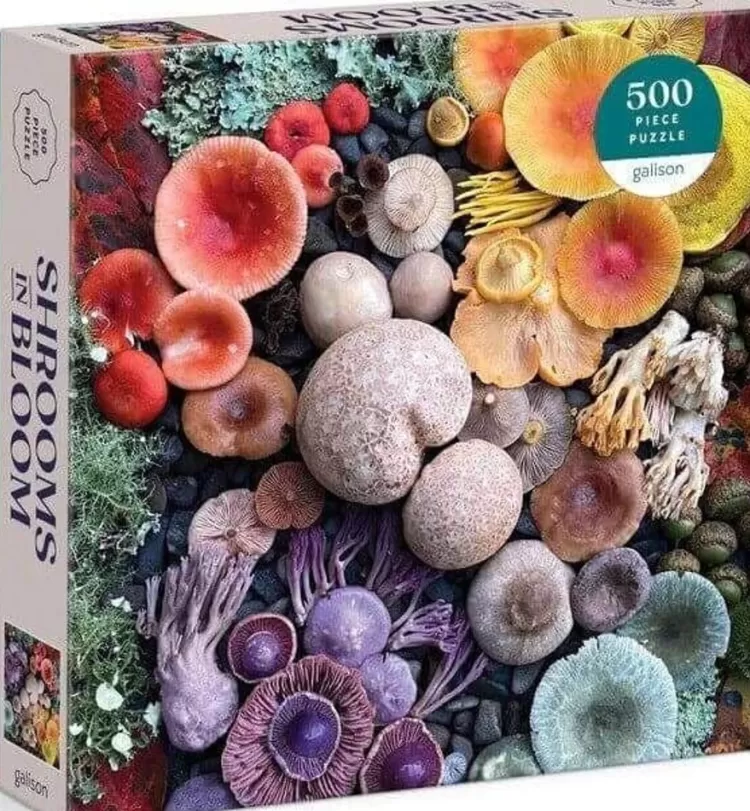 Galison Flowers & Gardens* - Shrooms In Bloom - 500 Piece Jigsaw Puzzle