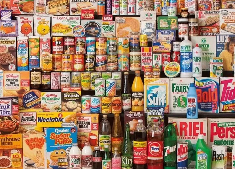 Gibsons Nostalgia* - 1980'S Shopping Basket - 1000 Piece Jigsaw Puzzle
