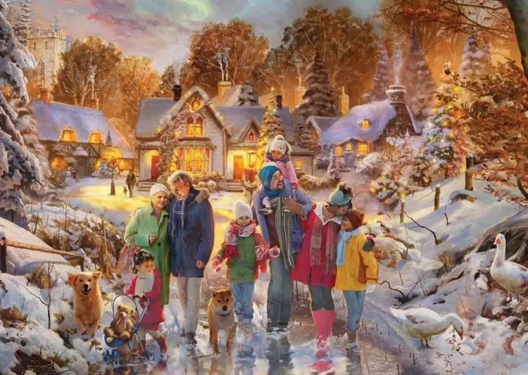 Gibsons Pastimes* - Boxing Day Stroll - 500 Piece Jigsaw Puzzle