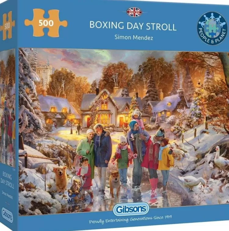 Gibsons Pastimes* - Boxing Day Stroll - 500 Piece Jigsaw Puzzle