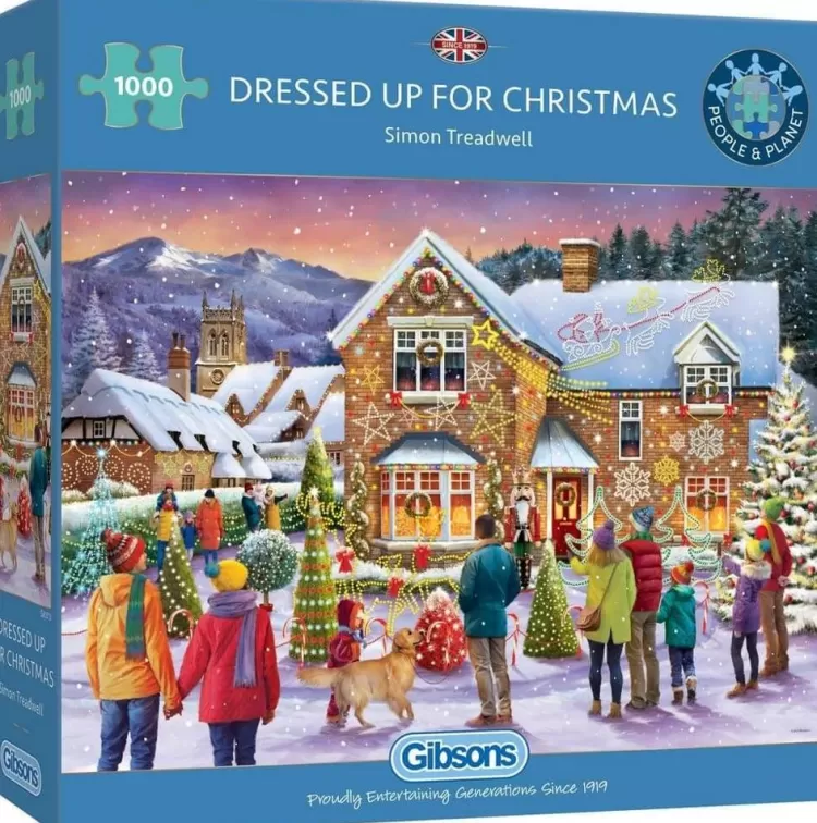 Gibsons Christmas* - Dressed Up For Christmas - 1000 Piece Jigsaw Puzzle
