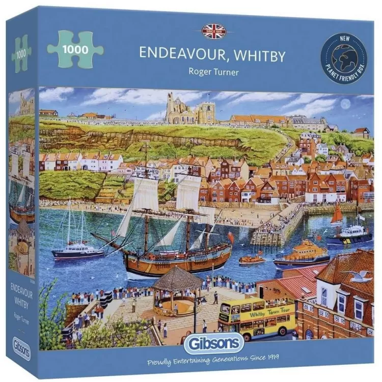 Gibsons Yorkshire* - Endeavour, Whitby - 1000 Piece Jigsaw Puzzle