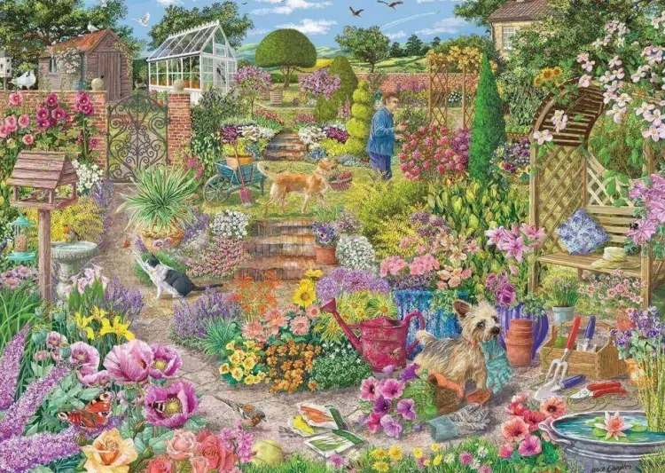 Gibsons Flowers & Gardens* - Garden In Bloom - 1000 Piece Jigsaw Puzzle