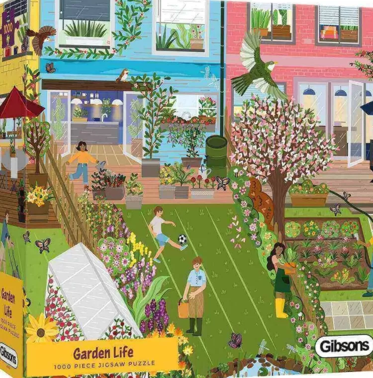 Gibsons Flowers & Gardens* - Garden Life - 1000 Piece Jigsaw Puzzle