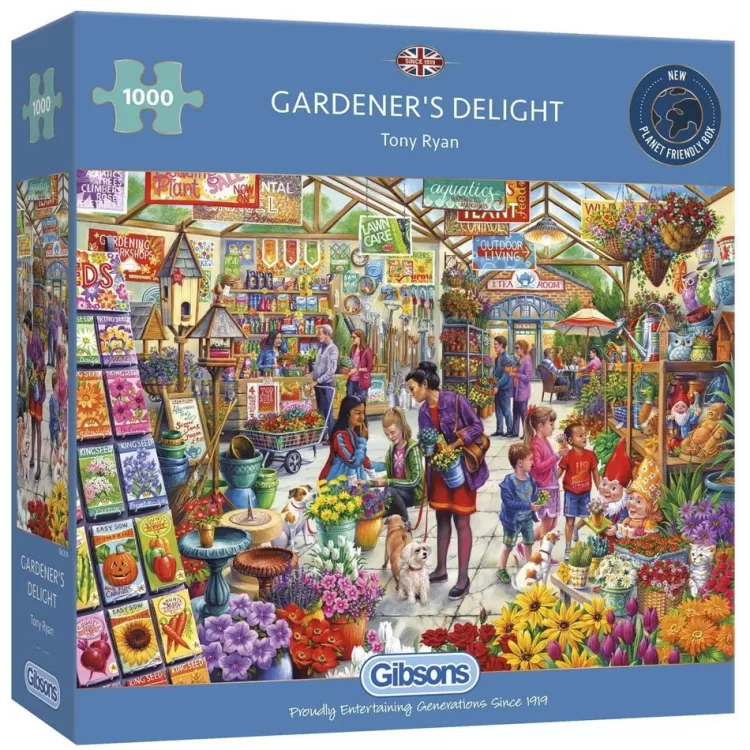 Gibsons Pastimes* - Gardener'S Delight - 1000 Piece Jigsaw Puzzle