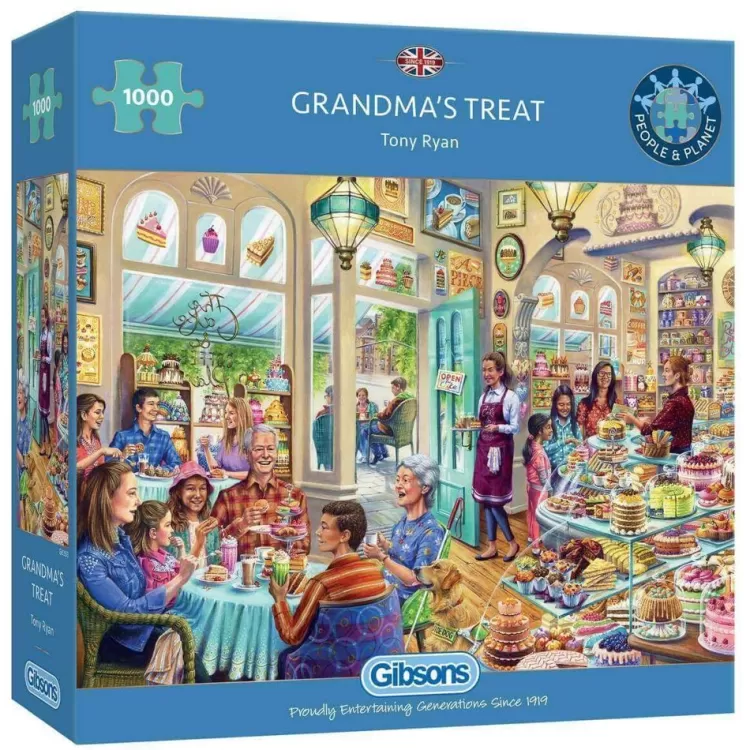 Gibsons Nostalgia* - Grandmas Treat - 1000 Piece Jigsaw Puzzle