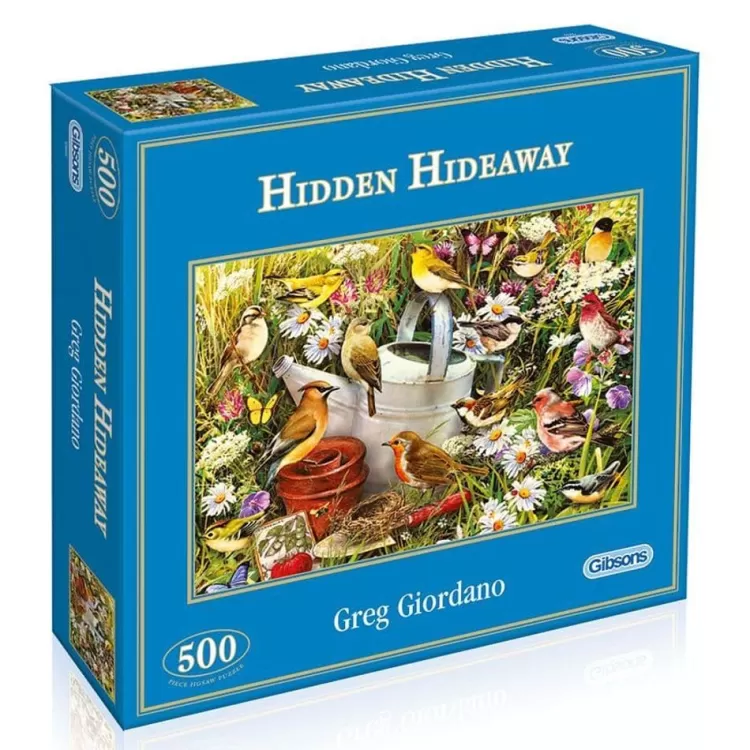 Gibsons Flowers & Gardens* - Hidden Hideaway - 500 Piece Jigsaw Puzzle