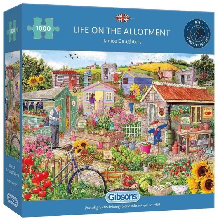 Gibsons Pastimes* - Life On The Allotment - 1000 Piece Jigsaw Puzzle