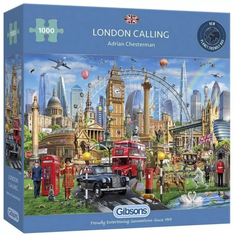 Gibsons Trains & Transport* - London Calling - 1000 Piece Jigsaw Puzzle