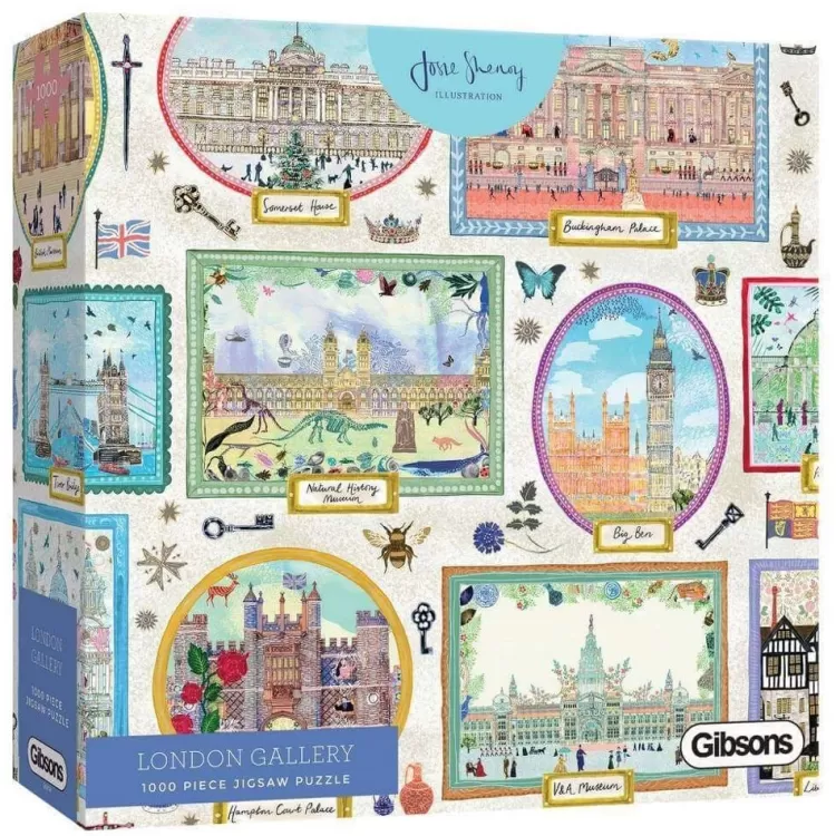 Gibsons London* - London Gallery - 1000 Piece Jigsaw Puzzle