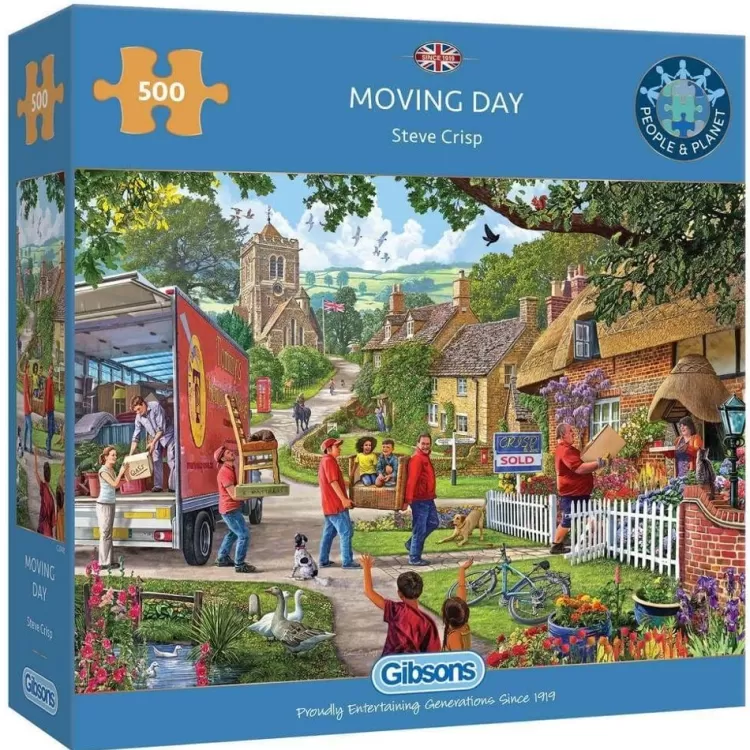 Gibsons Trains & Transport* - Moving Day - 500 Piece Jigsaw Puzzle