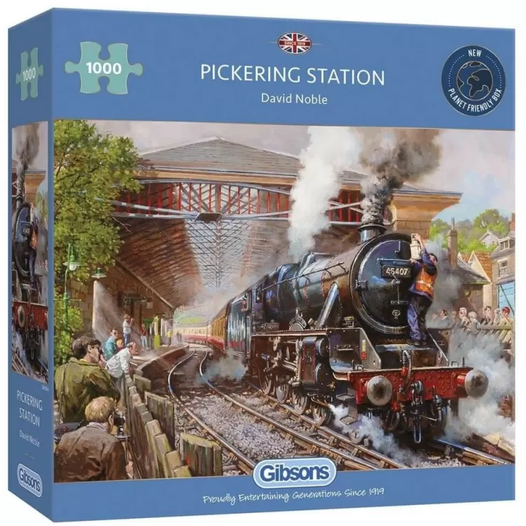 Gibsons Trains & Transport* - Pickering Station - 1000 Piece Jigsaw Puzzle