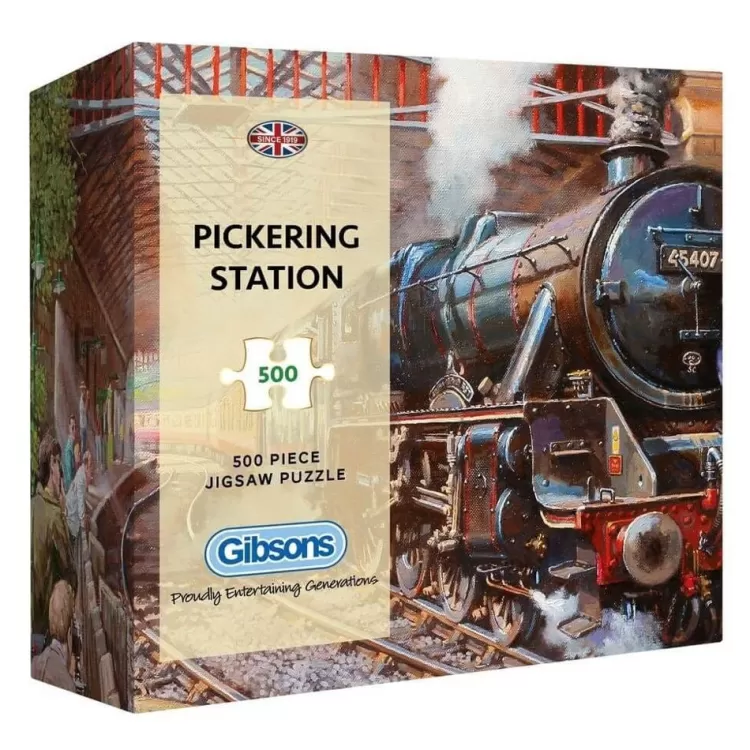 Gibsons Trains & Transport* - Pickering Station - 500 Piece Jigsaw Puzzle