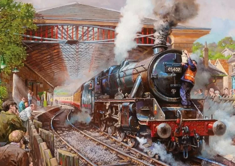 Gibsons Trains & Transport* - Pickering Station - 500 Piece Jigsaw Puzzle