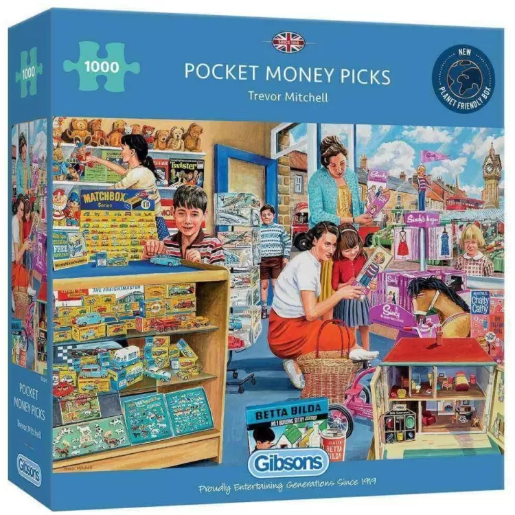 Gibsons Pastimes* - Pocket Money Picks - 1000 Piece Jigsaw Puzzle