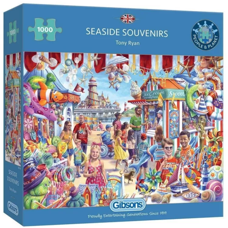 Gibsons Pastimes* - Seaside Souvenirs - 1000 Piece Jigsaw Puzzle