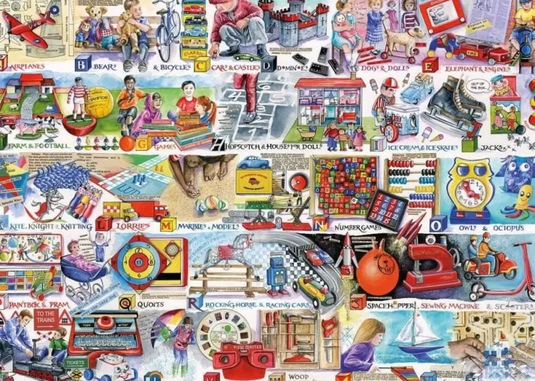 Gibsons Pastimes* - Space Hoppers & Scooters - 1000 Piece Jigsaw Puzzle