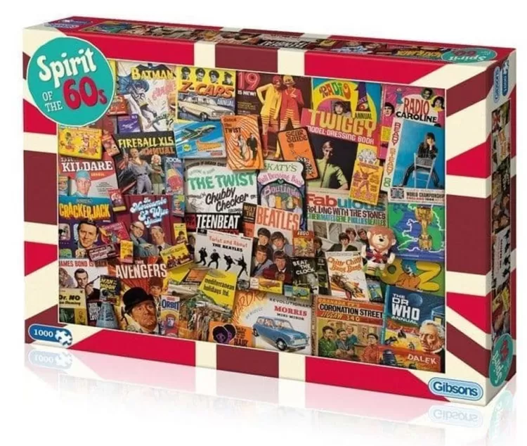 Gibsons Nostalgia* - Spirit Of The 60S - 1000 Piece Jigsaw Puzzle