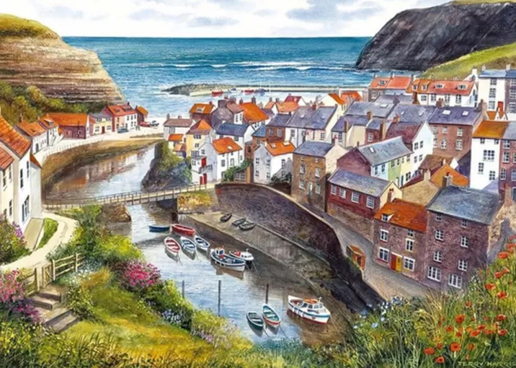 Gibsons Yorkshire* - Staithes - 1000 Piece Jigsaw Puzzle