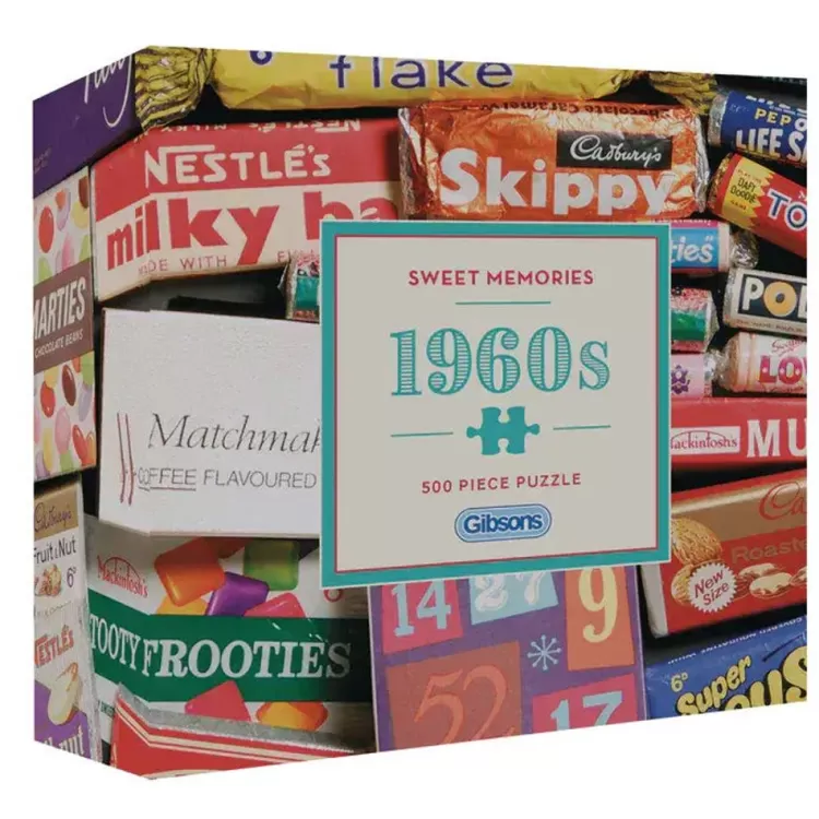 Gibsons Nostalgia* - Sweet Memories Of The 1960S - 500 Piece Jigsaw Puzzle