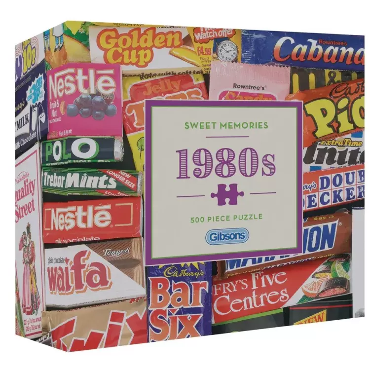 Gibsons Nostalgia* - Sweet Memories Of The 1980S - 500 Piece Jigsaw Puzzle