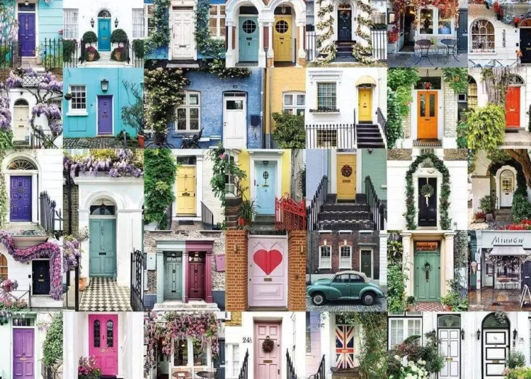 Gibsons London* - The Doors Of London - 1000 Piece Jigsaw Puzzle