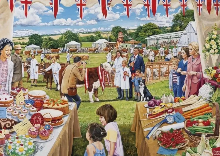 Gibsons Farming* - The Farmer'S Round - 4 X 500 Piece Jigsaw Puzzle