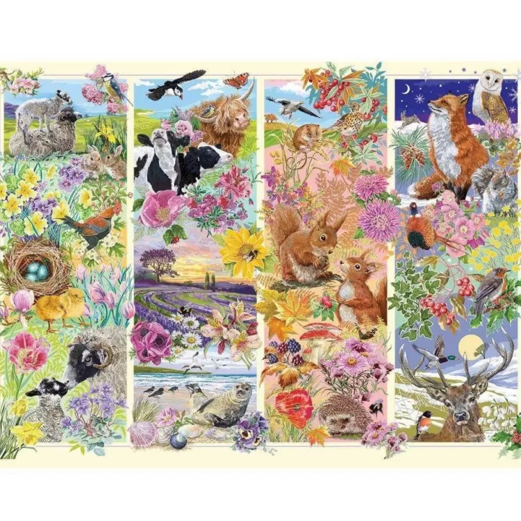 Gibsons Flowers & Gardens* - Through The Seasons - 500Xl Piece Jigsaw Puzzle