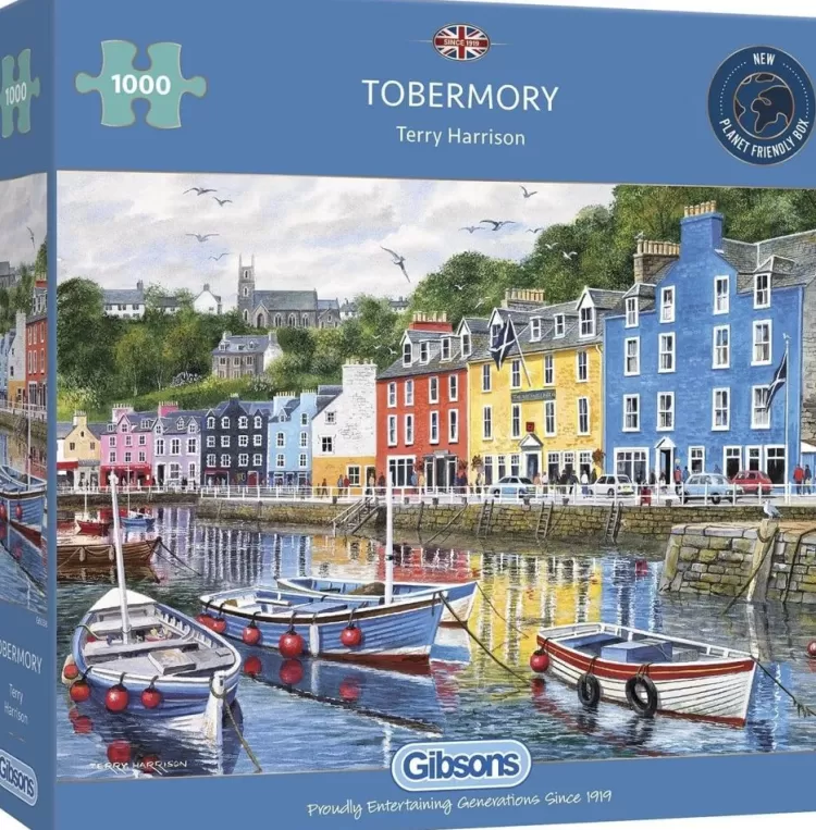 Gibsons Trains & Transport* - Tobermory - 1000 Piece Jigsaw Puzzle