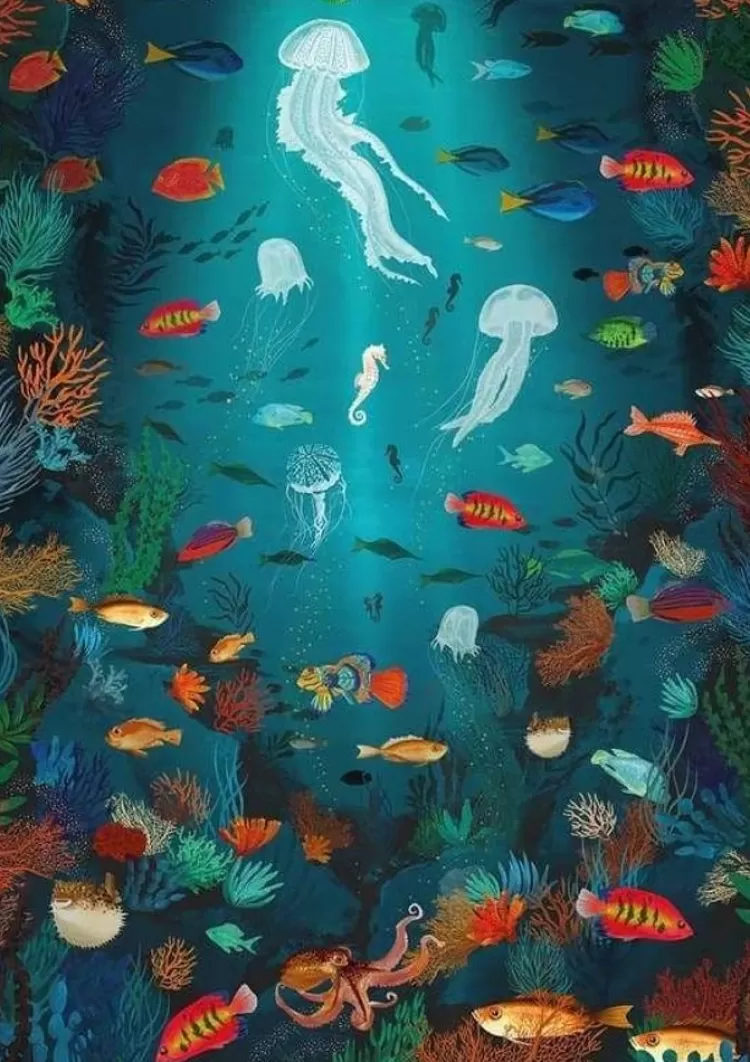 Gibsons Animals & Wildlife* - Underwater World - 1000 Piece Jigsaw Puzzle