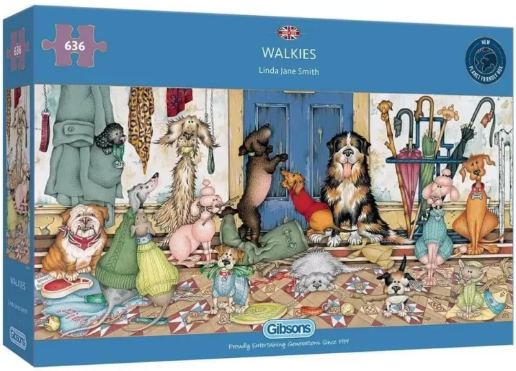 Gibsons Panoramic* - Walkies - 636 Piece Jigsaw Puzzle