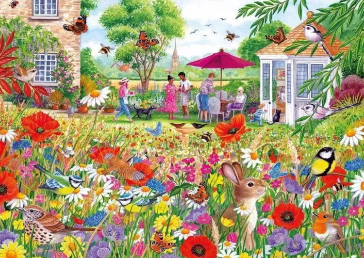 Gibsons Flowers & Gardens* - Wildflower Garden - 500 Piece Jigsaw Puzzle