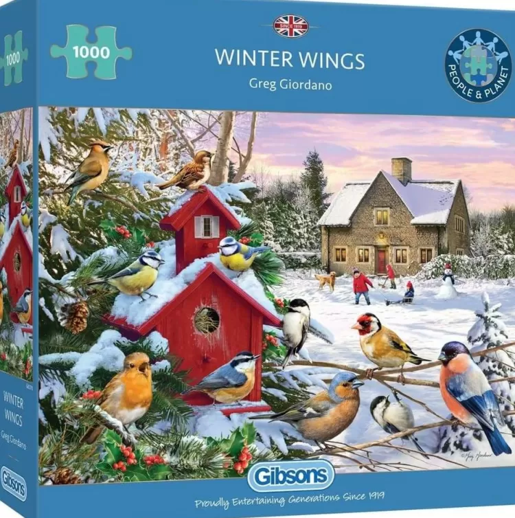 Gibsons Christmas* - Winter Wings - 1000 Piece Jigsaw Puzzle