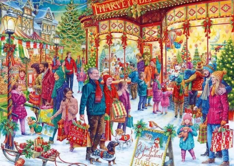 Gibsons Christmas* - Winter Wonderland - Limited Edition - 1000 Piece Jigsaw Puzzle