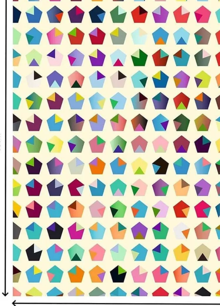 Gorgeous Games Challenging* - Pentagons - 1000 Piece Jigsaw Puzzle