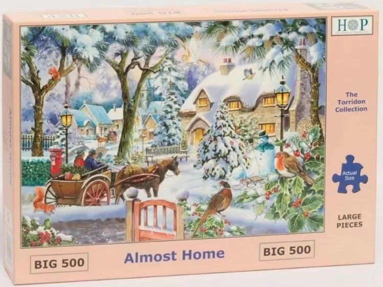 House of Puzzles Christmas* - Almost Home - 500Xl Piece Jigsaw Puzzle