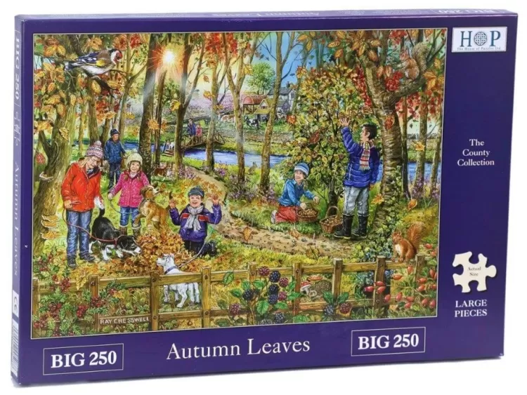 House of Puzzles Flowers & Gardens* - Autumn Leaves - 250Xl Piece Jigsaw Puzzle