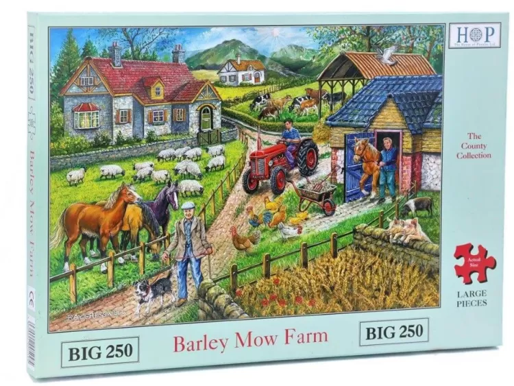 House of Puzzles Farming* - Barley Mow Farm - 250Xl Piece Jigsaw Puzzle