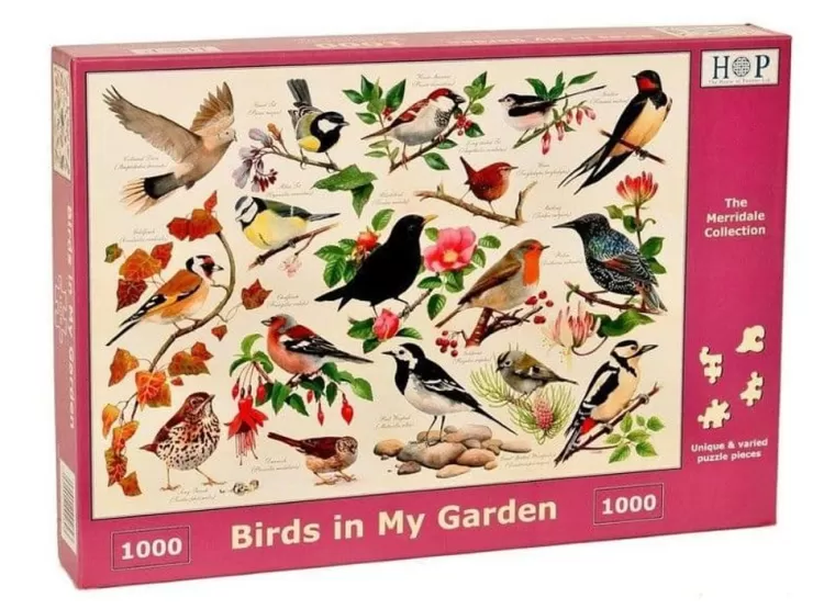 House of Puzzles Animals & Wildlife* - Birds In My Garden - 1000 Piece Jigsaw Puzzle