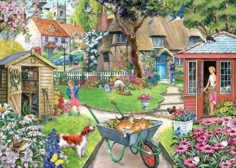 House of Puzzles Flowers & Gardens* - Bloomin Lovely - 500Xl Piece Jigsaw Puzzle